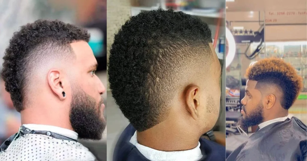 Burst Fade Black Men