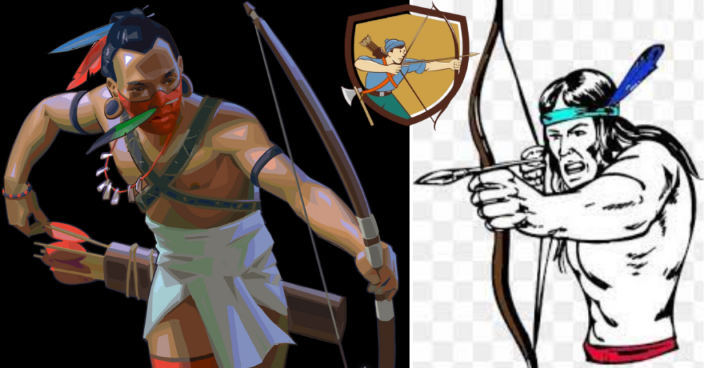 Animated Mississippian Holding a Bow and Arrow